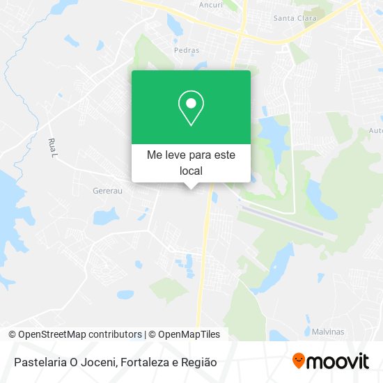Pastelaria O Joceni mapa
