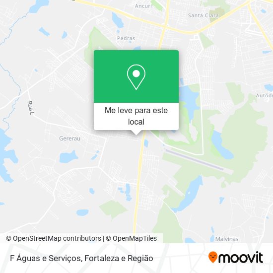 F Águas e Serviços mapa