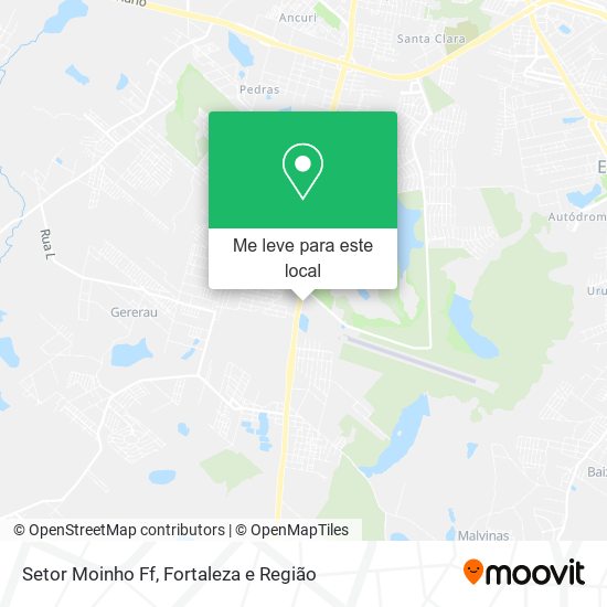 Setor Moinho Ff mapa