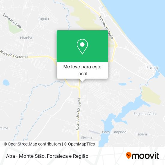 Aba - Monte Sião mapa