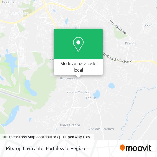 Pitstop Lava Jato mapa