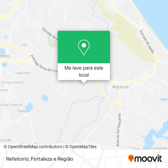 Refeitorio mapa