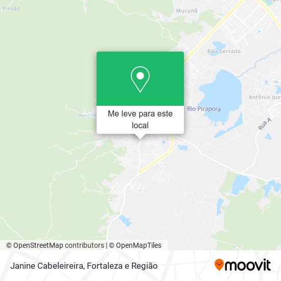 Janine Cabeleireira mapa