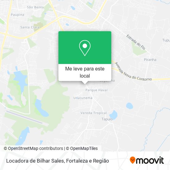 Locadora de Bilhar Sales mapa