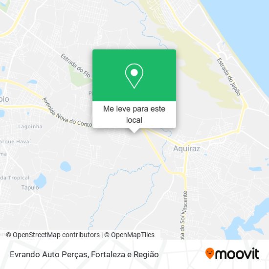 Evrando Auto Perças mapa