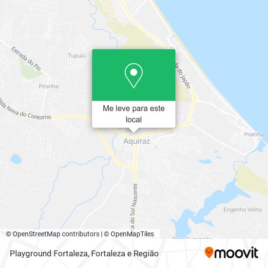 Playground Fortaleza mapa