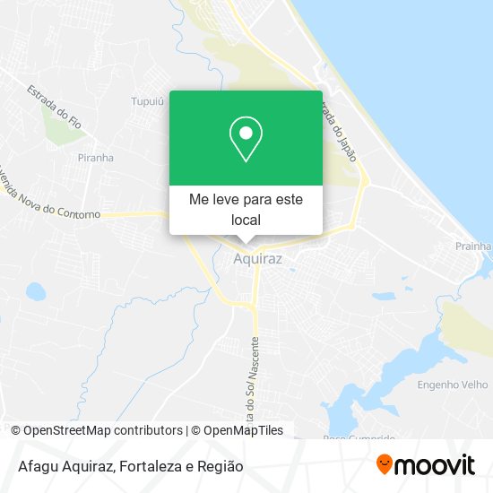 Afagu Aquiraz mapa