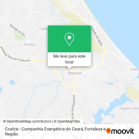 Coelce - Companhia Energética do Ceará mapa