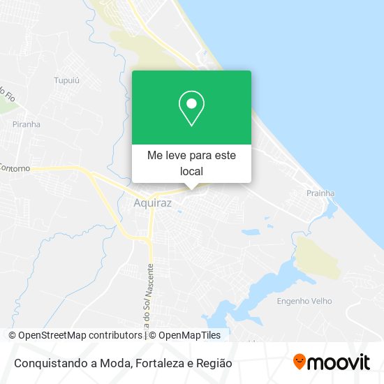Conquistando a Moda mapa