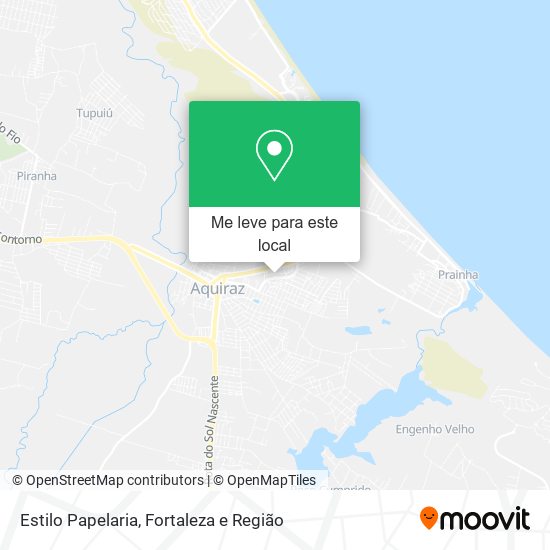 Estilo Papelaria mapa