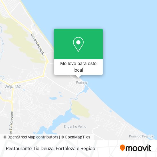 Restaurante Tia Deuza mapa