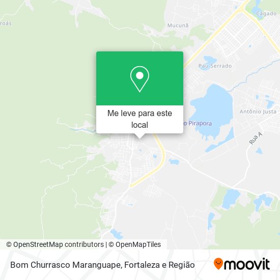 Bom Churrasco Maranguape mapa