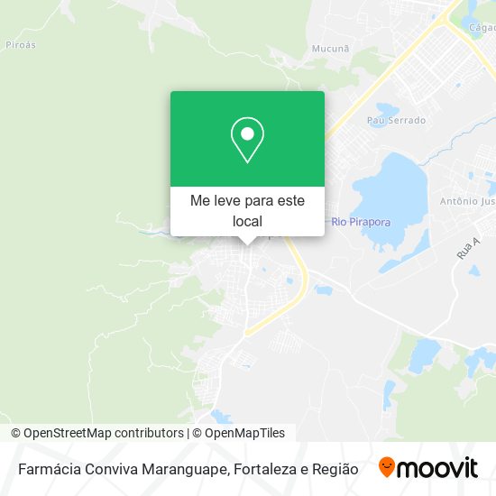 Farmácia Conviva Maranguape mapa
