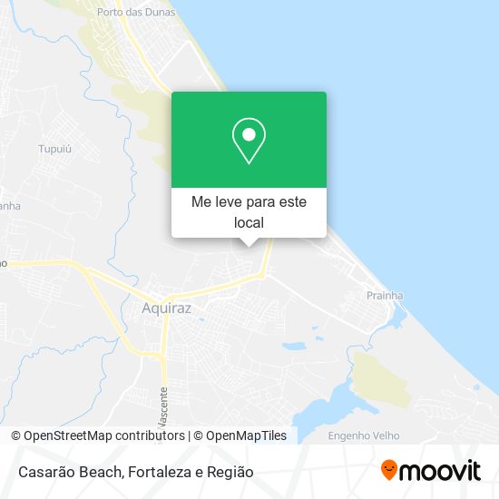 Casarão Beach mapa