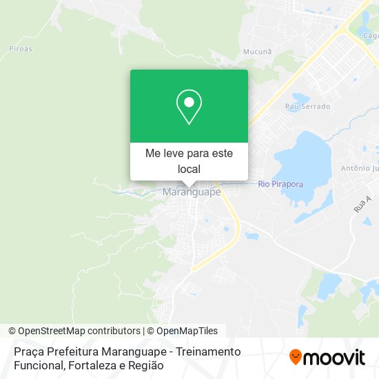 Praça Prefeitura Maranguape - Treinamento Funcional mapa