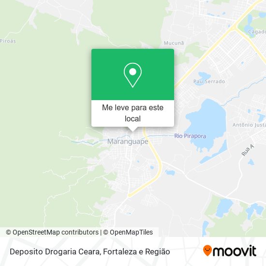 Deposito Drogaria Ceara mapa