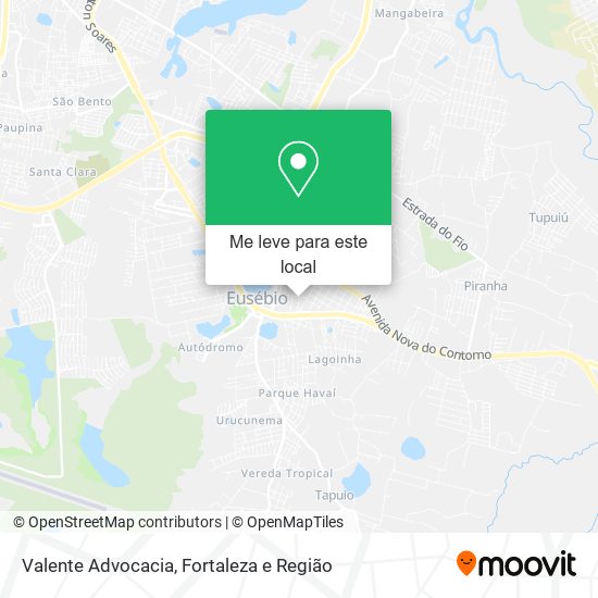 Valente Advocacia mapa