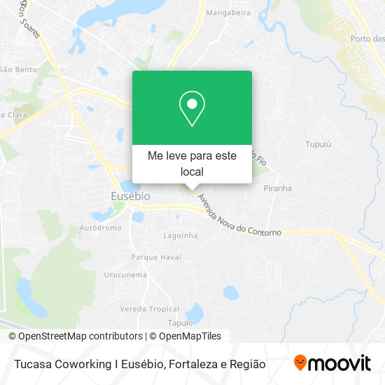 Tucasa Coworking I Eusébio mapa