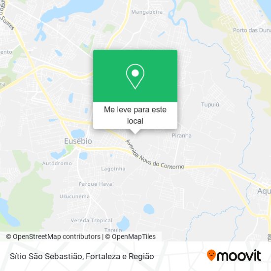 Sítio São Sebastião mapa