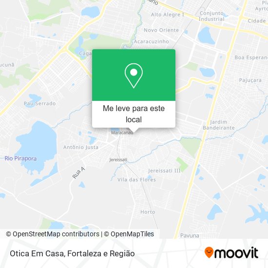 Otica Em Casa mapa