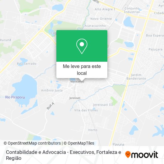 Contabilidade e Advocacia - Executivos mapa