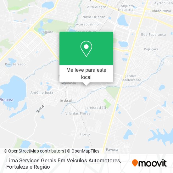 Lima Servicos Gerais Em Veiculos Automotores mapa