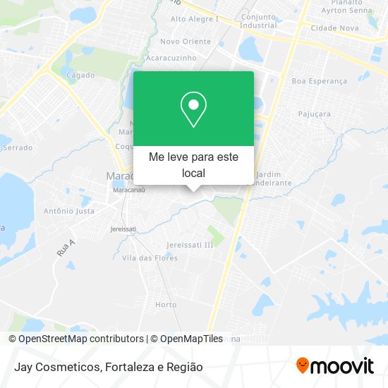 Jay Cosmeticos mapa