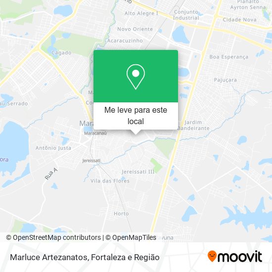 Marluce Artezanatos mapa