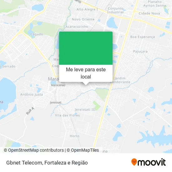 Gbnet Telecom mapa