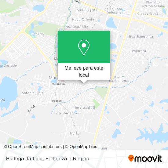 Budega da Lulu mapa