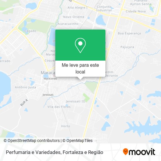 Perfumaria e Variedades mapa