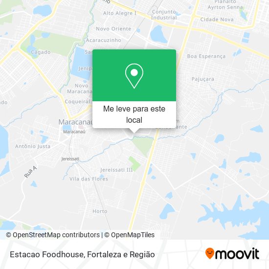 Estacao Foodhouse mapa