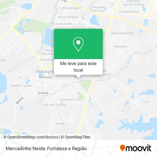 Mercadinho Neide mapa