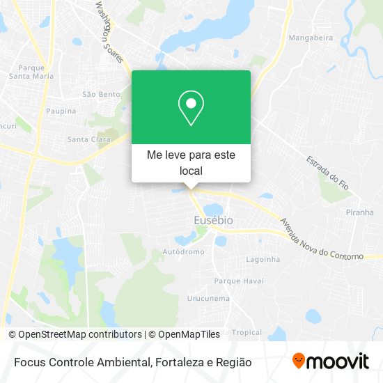Focus Controle Ambiental mapa