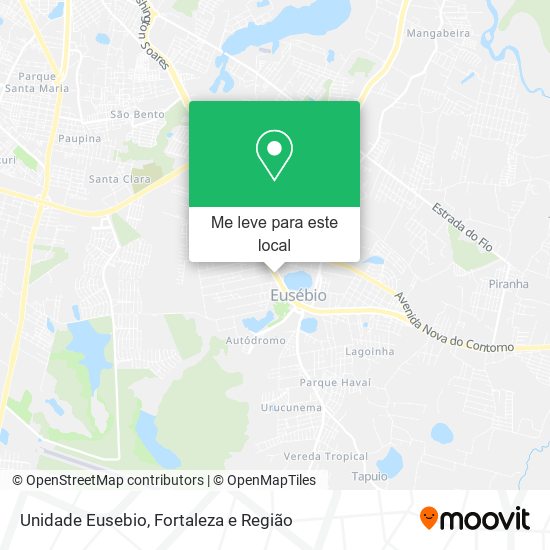 Unidade Eusebio mapa