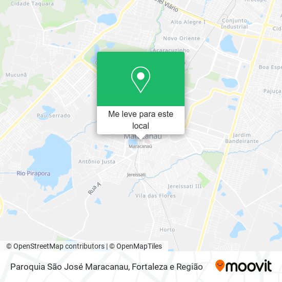 Paroquia São José Maracanau mapa