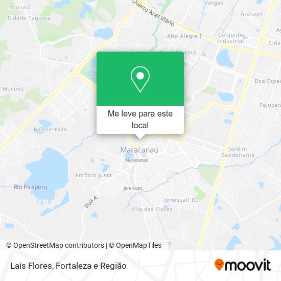 Laís Flores mapa