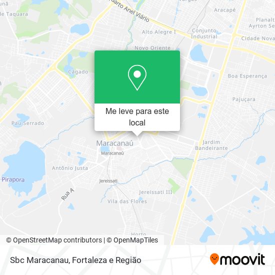 Sbc Maracanau mapa