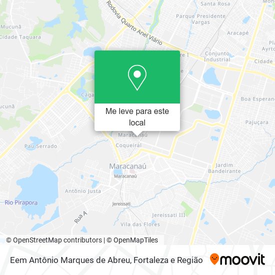 Eem Antônio Marques de Abreu mapa