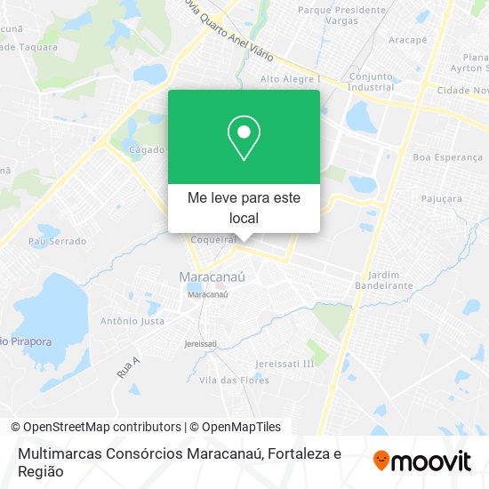 Multimarcas Consórcios Maracanaú mapa