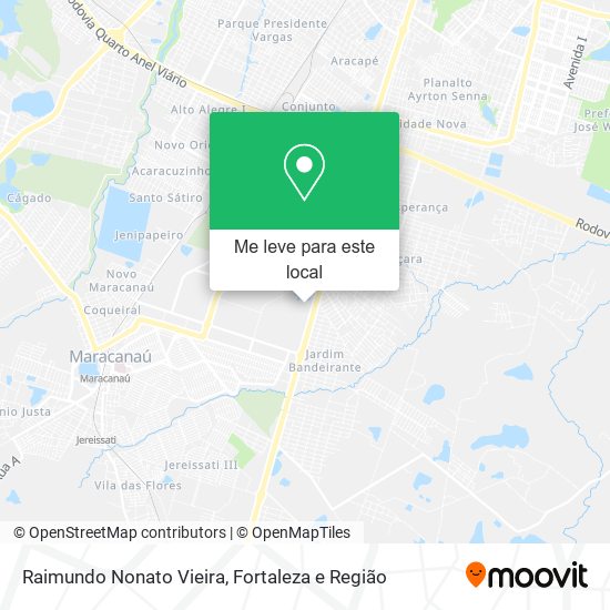 Raimundo Nonato Vieira mapa