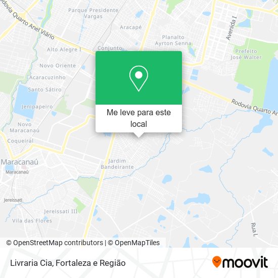 Livraria Cia mapa