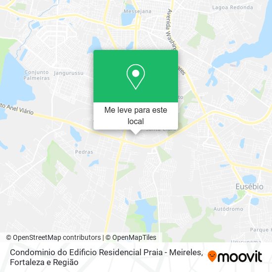 Condominio do Edificio Residencial Praia - Meireles mapa