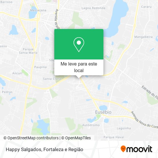 Happy Salgados mapa