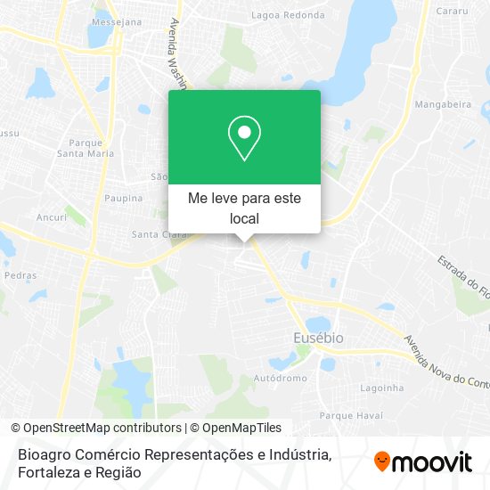 Bioagro Comércio Representações e Indústria mapa