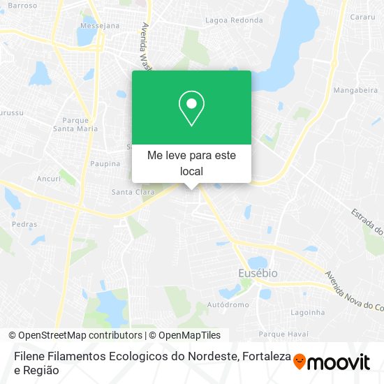 Filene Filamentos Ecologicos do Nordeste mapa