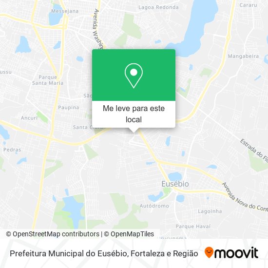 Prefeitura Municipal do Eusébio mapa