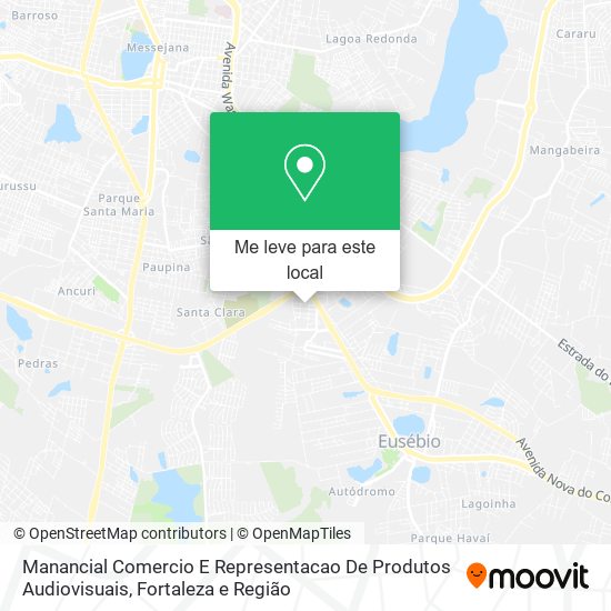 Manancial Comercio E Representacao De Produtos Audiovisuais mapa