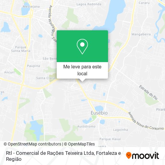 Rtl - Comercial de Rações Teixeira Ltda mapa