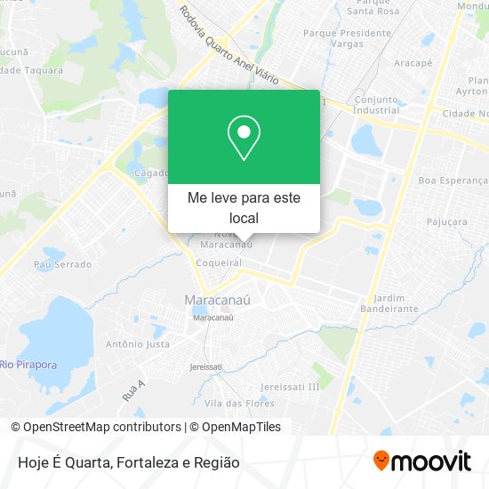 Hoje É Quarta mapa